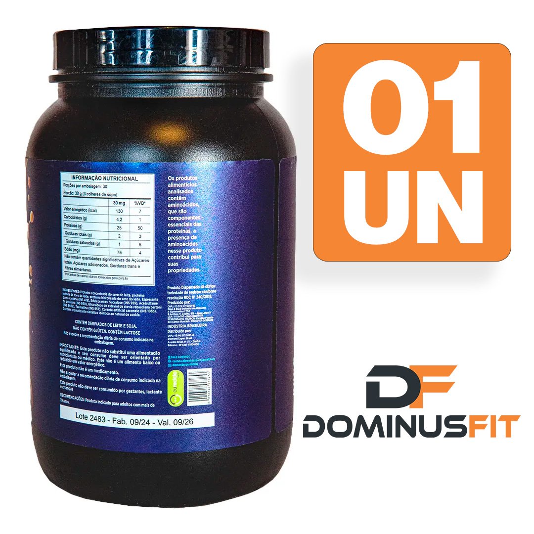 Whey Protein Concentrado 900g Sabor Cookies - Imagem 2
